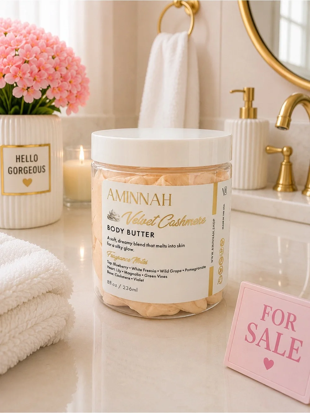 Aminnah Velvet Cashmere Body Butter